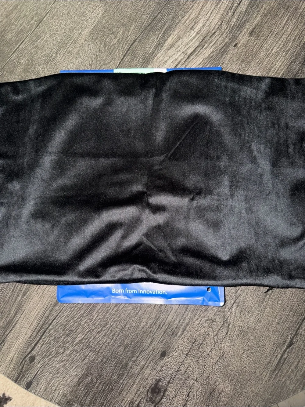 Solid Black Lumbar Pillow Cover